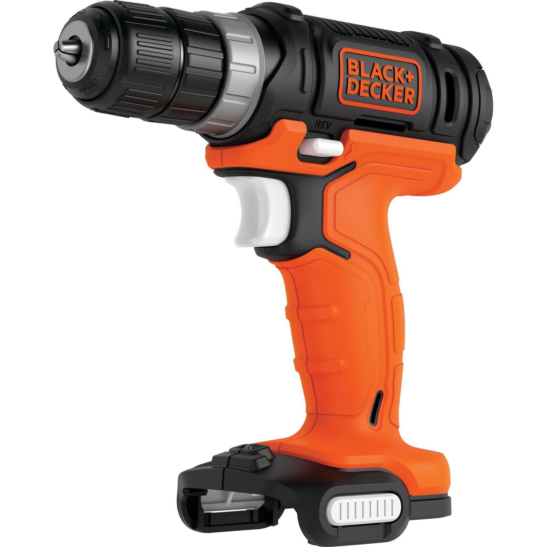 Black & Decker, Bohrmaschine + Akkuschrauber, Black+Decker AkkuBohrschrauber 12V (Akkubetrieb)