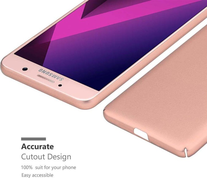 Actual product image Cadorabo Hard Cover Matt Metal Cover (Samsung Galaxy A7 (2017))