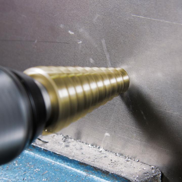 Produktbild Ruko Stufenbohrer Bohrber.4-20mm HSS TiN Spiralnut Stufen 9 (101051T) (bis 20 Millimeter)