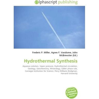 Hydrothermal Synthesis, Fachbücher von Agnes F. Vandome, Frederic P. Miller, John McBrewster