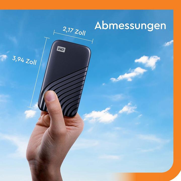 Actual product image WD My Passport SSD powered by SANDISK (1 TB)