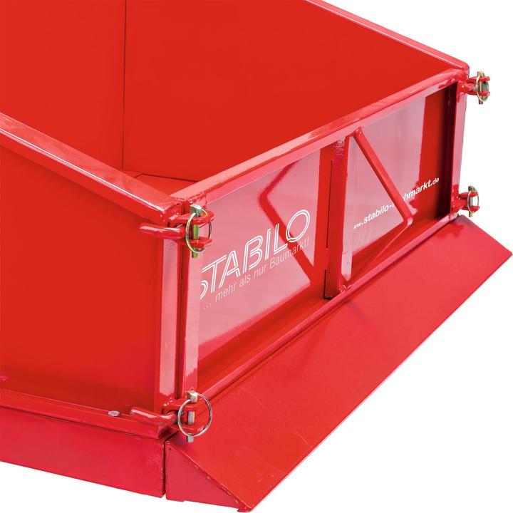 Produktbild Dema Heckcontainer Basic rot 153x72x34cm 300kg (300 l)