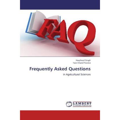 Frequently Asked Questions, Fachbücher von Tara Chand Poonia, Harphool Singh