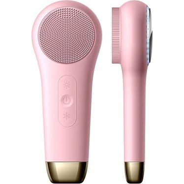 Baffs, Gesichtspflegegerät, Schall-Gesichtsbürste mit Phototherapie-Funktion in Puderrosa