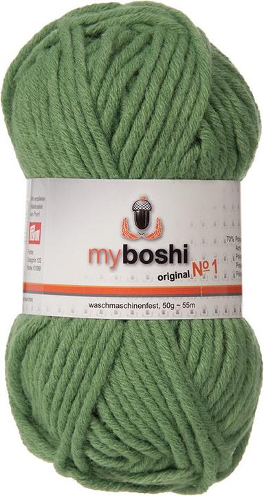Produktbild Myboshi Wolle Nr. 1 col. 122 grasgrün (55 m)