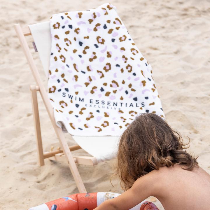 Produktbild Swim Essentials Badetuch Kaki Leopard (135 x 65 cm)