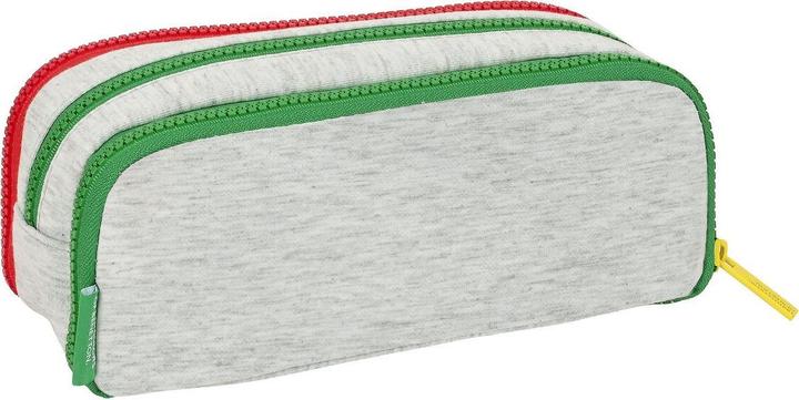 Image du produit Benetton Triple étui multi-usages Pop Gris (21 x 8 x 8 cm)