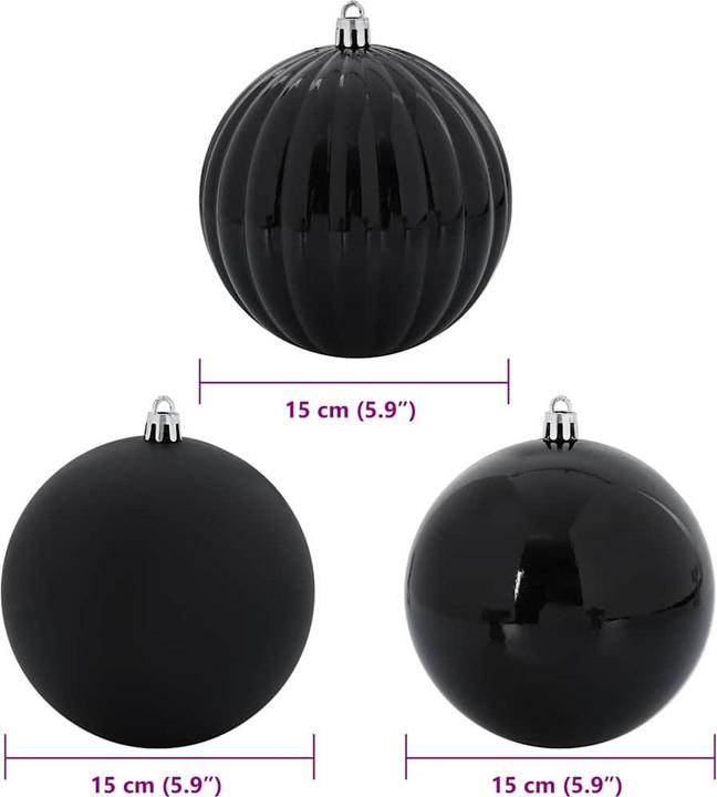 Produktbild vidaXL Weihnachtskugeln (9x)