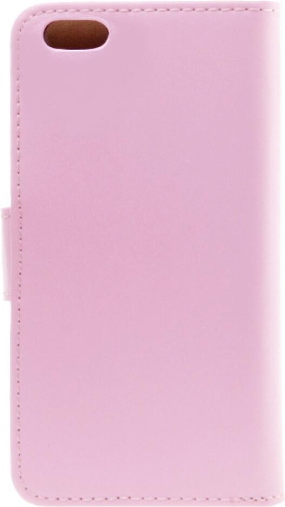 Image du produit NoName Étui portefeuille en cuir fin pour iPhone 6 Plus - rose 4250710556335 (Apple iPhone 6 Plus)