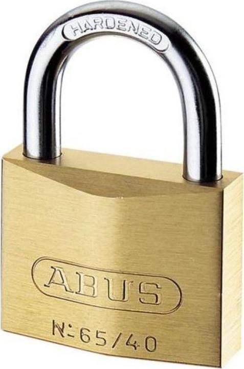 Actual product image Abus Padlock padlock brass Series 85 keyed alike, 30 mm