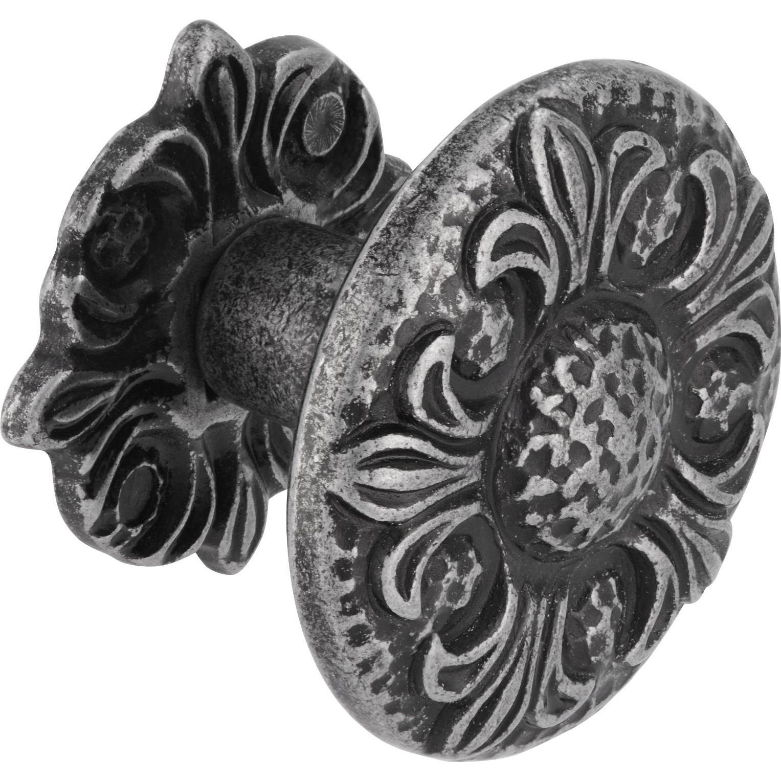 Siro Knopf Faial ø 33 mm, Tiefe 24 mm, ZN eisenfärbig brüniert (218114)