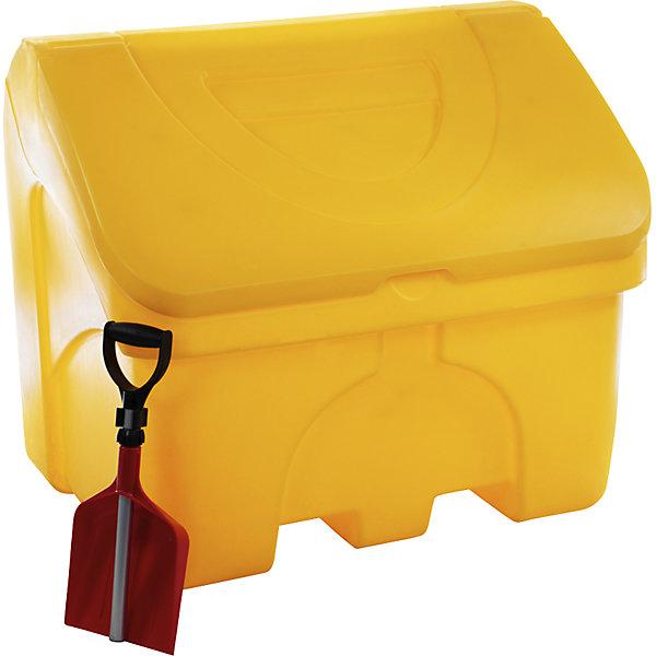 Actual product image eurokraft basic Storage and grit container, capacity 400 l, yellow. (400 l)