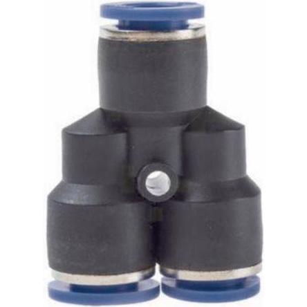 RS PRO, Tecnologia di connessione dei tubi, Metric Y Tube to Tube Adapter 12 mm (Raccordi per tubi)