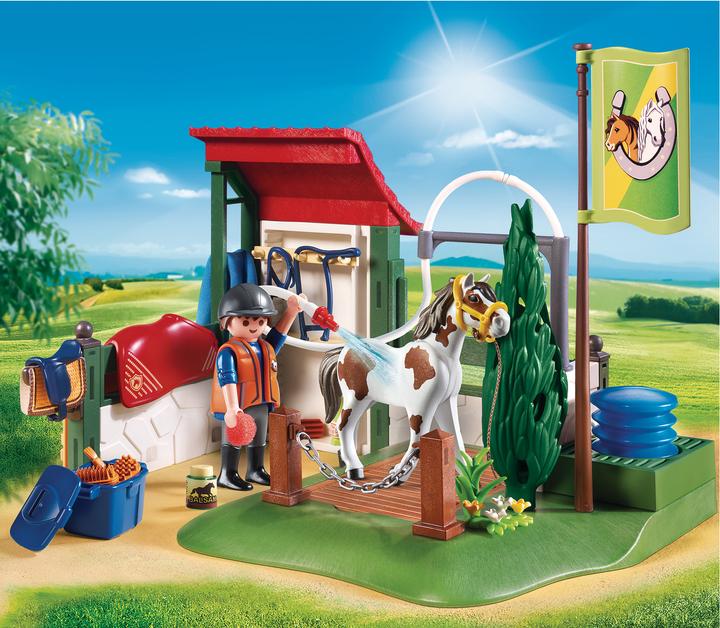 Image du produit Playmobil Station de lavage pour chevaux (6929, Playmobil Country)