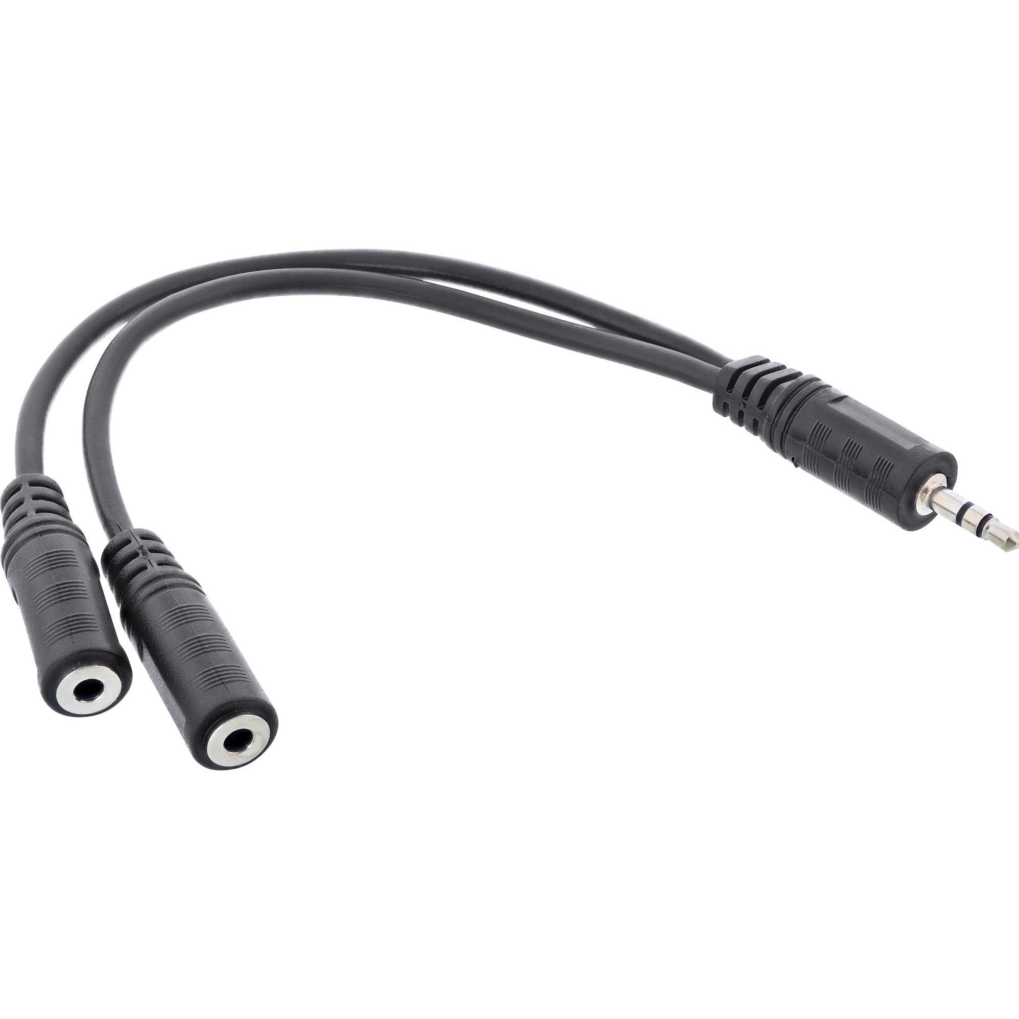 Thumbnail - InLine 3.5mm Klinke – 3.5mm Buchse (1 m, 3.5mm Klinke (AUX)), Audio Kabel