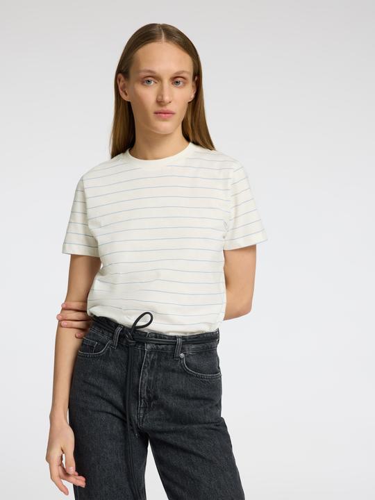 Image du produit Selected Femme T-shirt en coton rayé (XL)