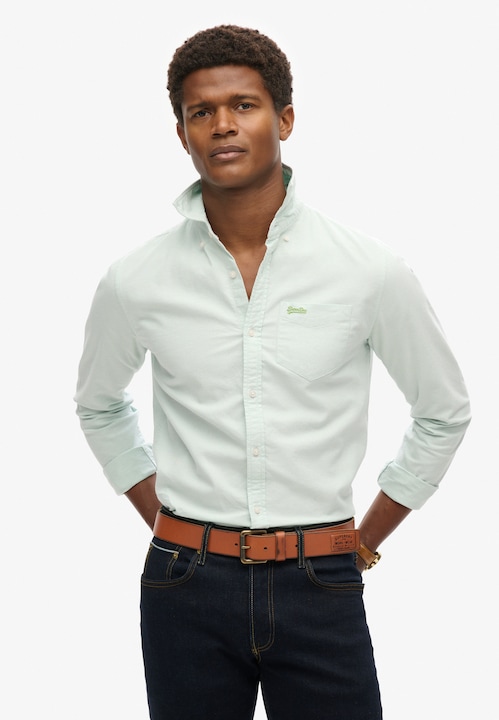 Produktbild Superdry langarmhirt au bio-baumwolle uperdry oxford (S)