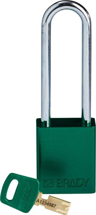 Actual product image Brady SafeKey Padlocks - Aluminium