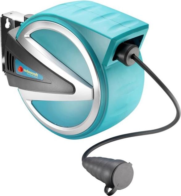 Actual product image technocraft Rücklaufkabelrolle 20m IP55 (20 m)