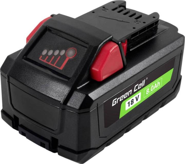 Produktbild GreenCell Battery for Green Cell Battery for Milwaukee M18 18V 8Ah Replacement Battery M18 HB8 4932471070 (18 V)