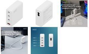 Actual product image Digitus USB GaN Charger 140W, 3x USB-C, 1x USB-A (140 W, 4 ports)