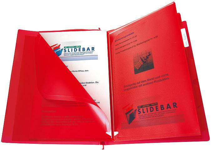 Produktbild BüroLine Index Pocket rot (A4, 3x)