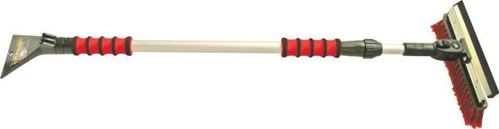 Petex Eiskratzer LKW Besen+Gummilip. Teleskopstiel 95-150cm Softg.