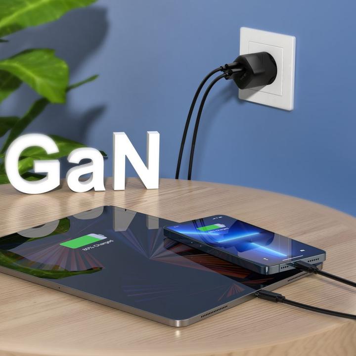 Actual product image Choetech Fast USB Wall Charger USB Type C PD QC 33W black (PD5006) (33 W)