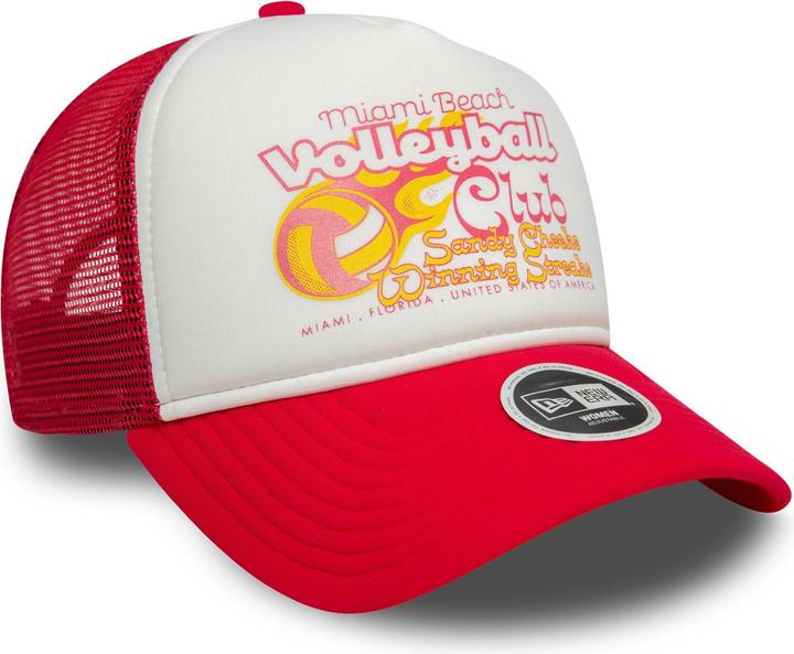 Actual product image New Era Damen A-Frame Trucker Cap - Miami Beach Club