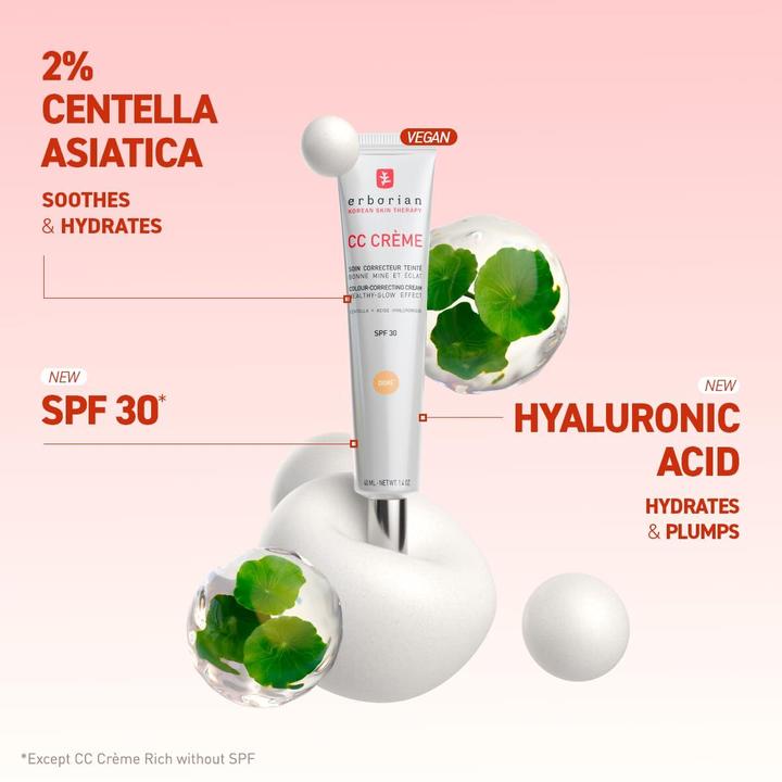 Actual product image Erborian Cc Cream (Dore, Doré, Golden, 40 ml)