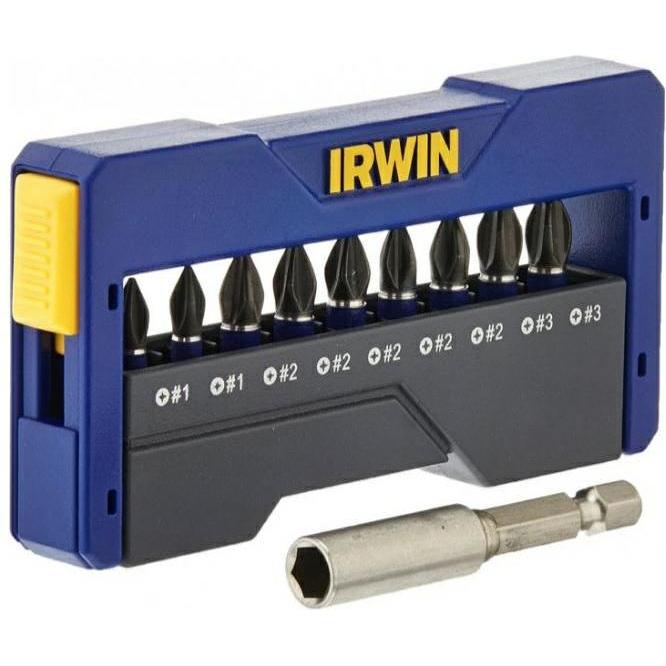Irwin, Bits, Bohrer IMPACT BITS KIT.10-tlg.+UCHWYT MIX 25 MM (25mm)