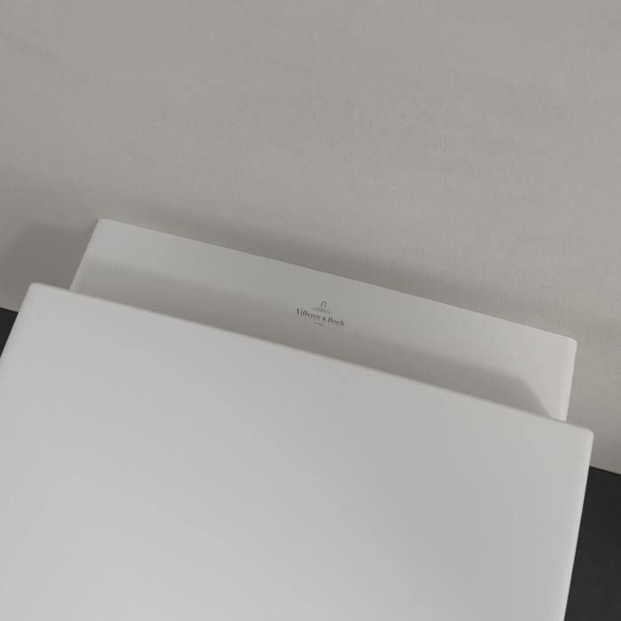 Actual product image Villeroy & Boch Subway compact 2.0 deep-well WC encrusted DirectFlush open splash rim white wall-mounted