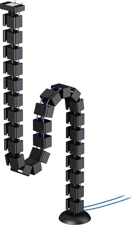 Produktbild Neomounts Kabelkanal flexibel schwarz/magnetische Befestigung (Kabelschlauch, 3.20 cm)