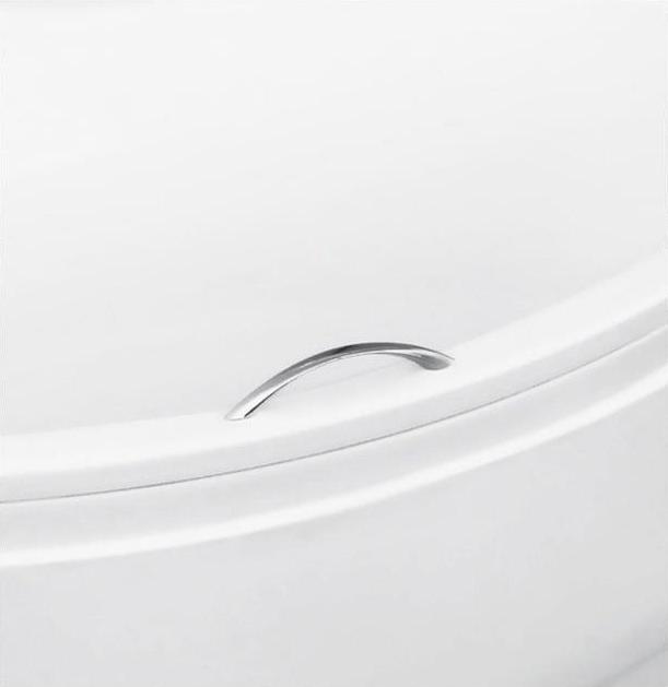 Actual product image Besco Bath Acrylic Ada 160cm+Legs Right (160 cm, 100 cm)