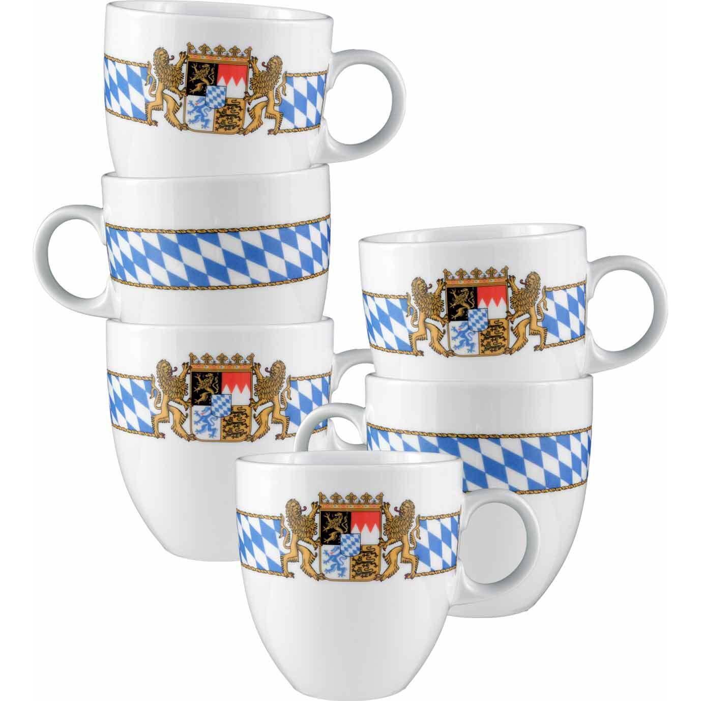 Seltmann, Tasse, Compact Bayern Becher (500 ml, 6 x)