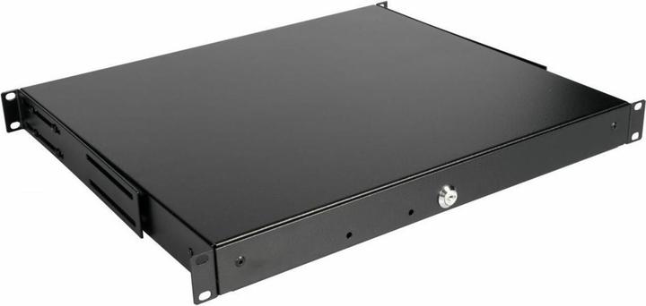 Actual product image equip Drawer for server cabinets 1U, lockable black