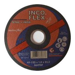 Incoflex, Abrasivi, TARCZA DO CIECIA STALI + STAL NIERDZEWNA (INOX) 115 x 1,0 x 22,2 mm
