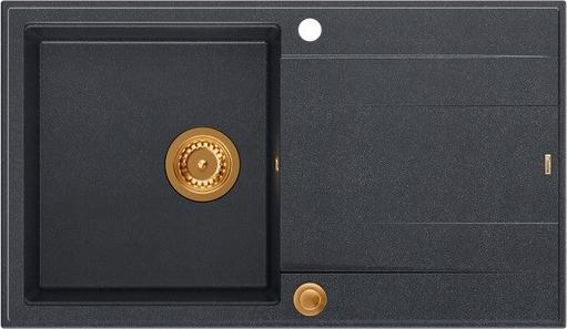 Produktbild Quadron EVAN 111 Spüle mit Siphon und Stopfen, 1 Becken mit (86 cm, 50 cm)