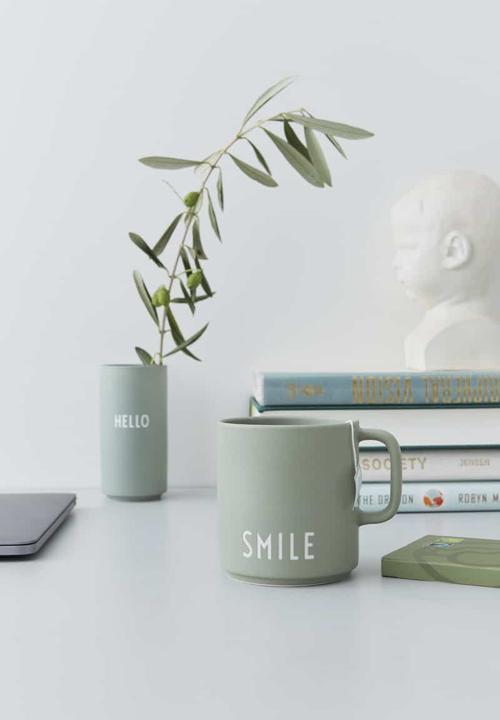 Actual product image Design Letters Favourite Cup With Handle (1x)
