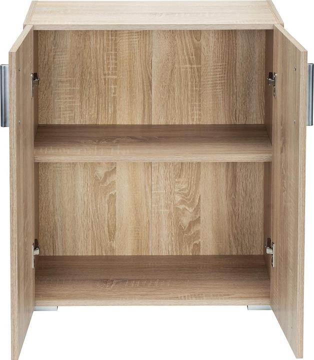 Actual product image Casaria Bookcase (77 x 60 x 30 cm)