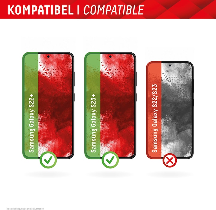 Produktbild Displex Pro Touch Eco Glass, Panzerglas (1 Stück, Samsung Galaxy S22+, Samsung Galaxy S23+)