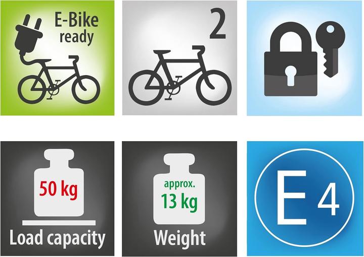 Actual product image Eufab Bicycle carrier Crow