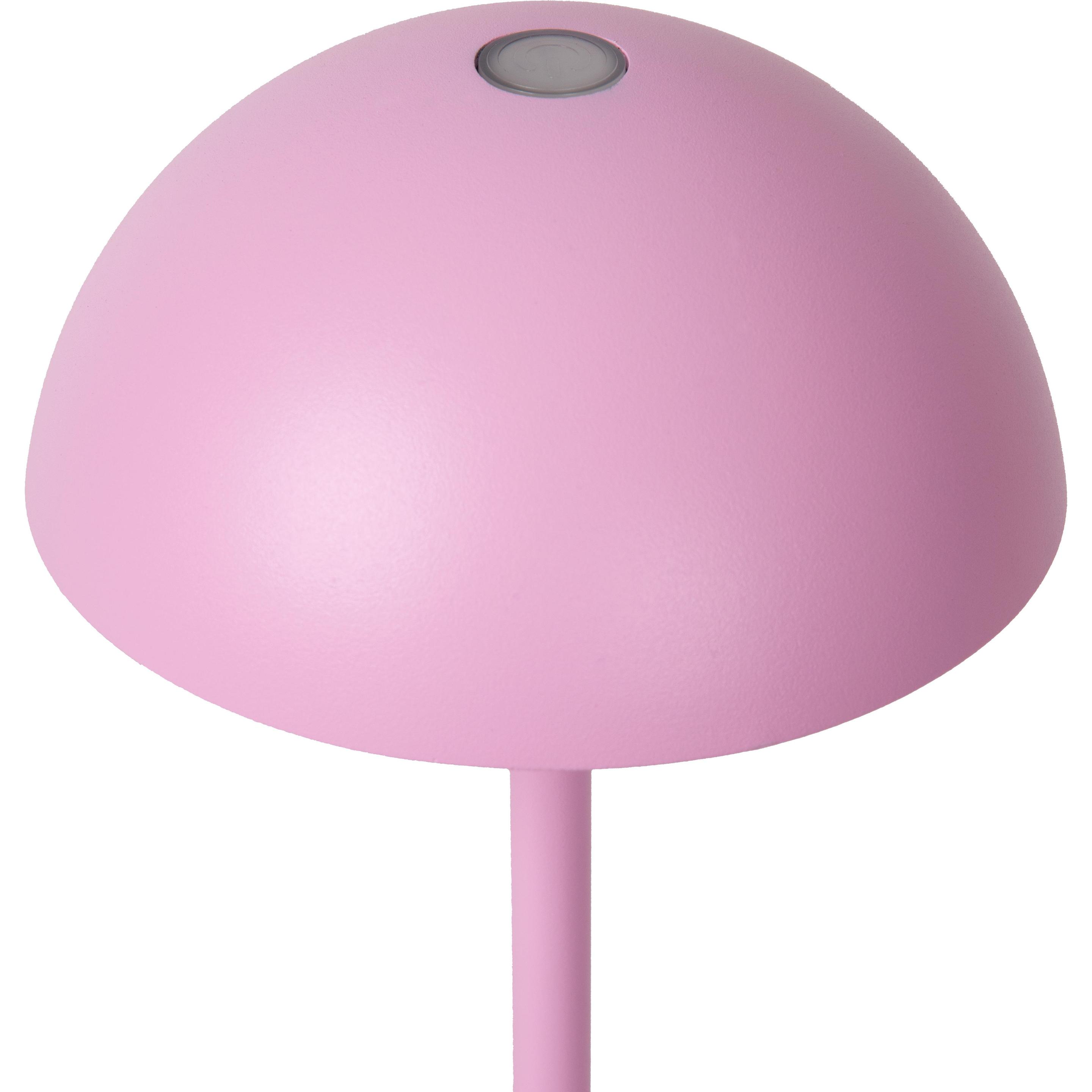 Thumbnail - Lucide, Gartenbeleuchtung, JOY - Tischlampe Aussen - Ø 11,5 cm - LED Dim. - 1x1,5W 3000K - IP54 - Rosa 15500/02/66 (190 ...