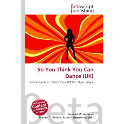 So You Think You Can Dance (UK), Ratgeber