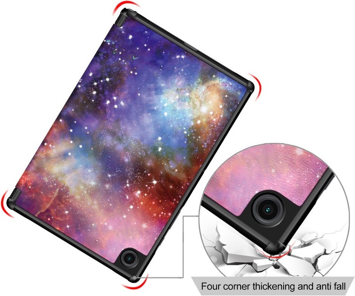 Actual product image Cover-Discount Galaxy Tab A8 10.5 - Tri-fold Smart Case Universe (Galaxy Tab A8)