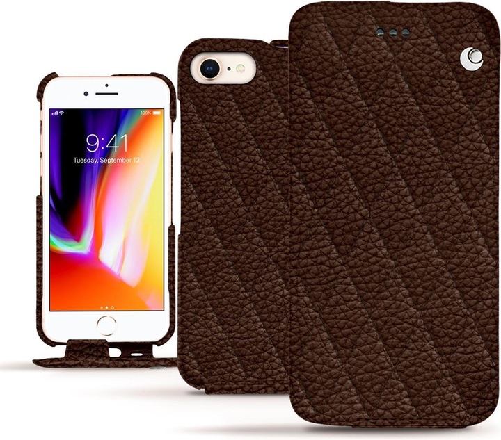 Noreve Lederschutzhülle vertikal (Apple iPhone 8)