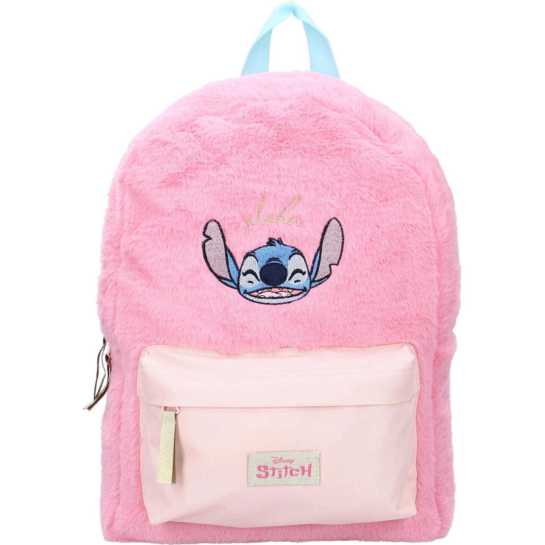 Thumbnail - Vadobag, Kindergartentasche, STITCH - So Charming - Sac à dos Fourrure, Pink
