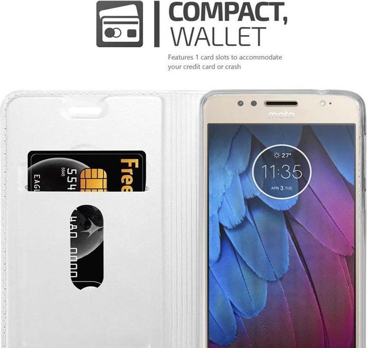 Actual product image Cadorabo Book Classy Style Cover (Motorola Moto G5S Plus)