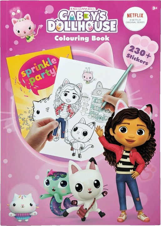 Immagine prodotto Libro da colorare La casa delle bambole di Gabby
