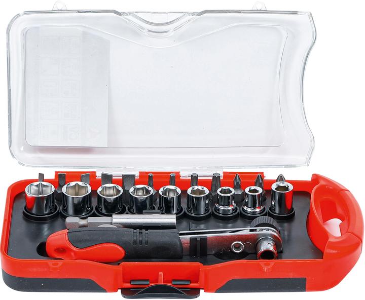 Actual product image BGS Bit / Socket Set with Bit Ratchet 23 pcs.